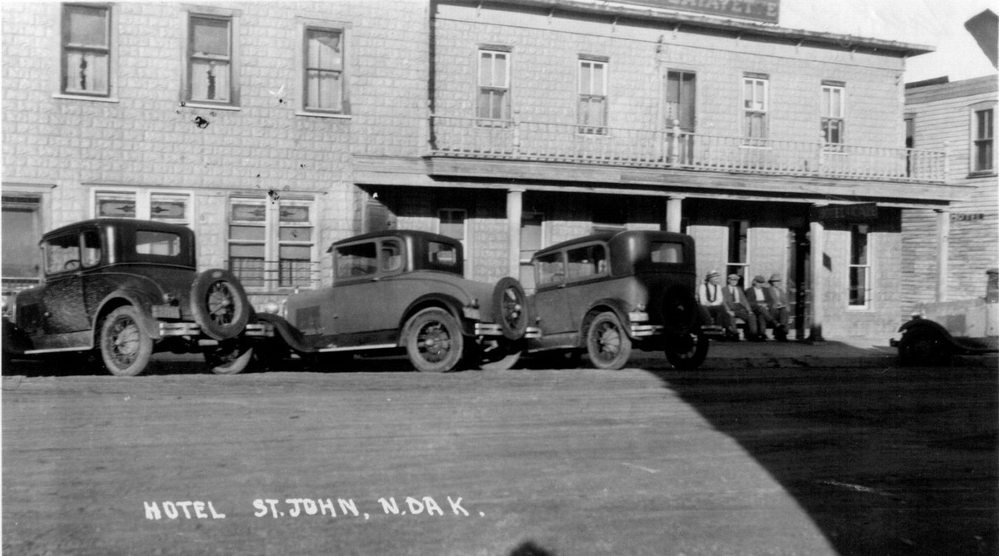 Hotel Lafayette 2 St John ND  circa 1908
